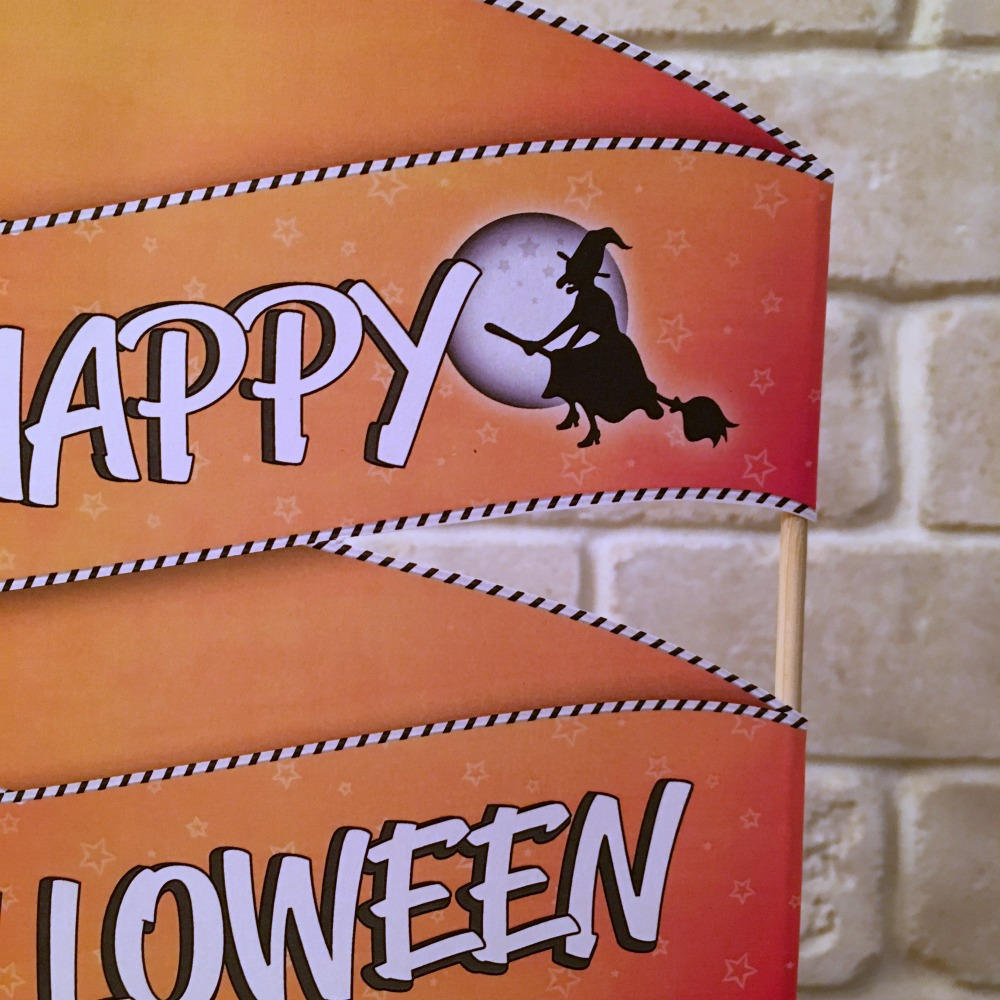 Printable Halloween Decoration Printable Happy Halloween Cake | Etsy