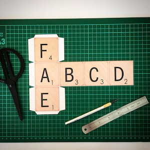 Kids paper crafts, Diy letter blocks, Printable letter Blocks, Printable craft for kids, Diy for kids, instant download.