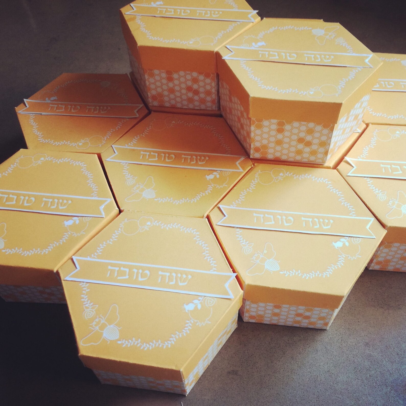 Rosh Hashanah Gift Rosh Hashanah Favor Box Printable Rosh Etsy