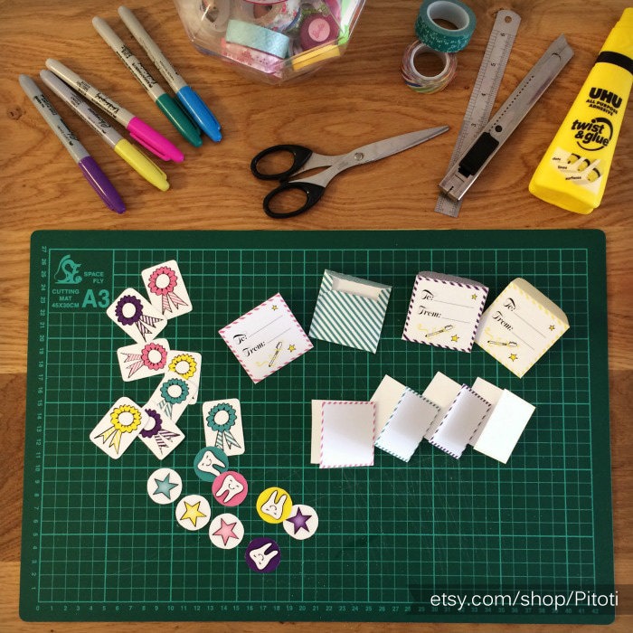 Tooth Fairy Letters & Envelopes Printable Tooth Fairy Mini Etsy