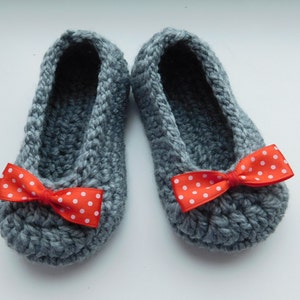Crochet Pattern Baby Shoes  Ballet slippers - PDF Crochet Pattern N.101