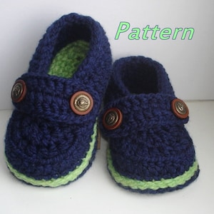 Crochet baby loafers free pattern deals