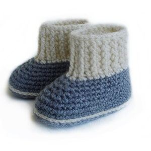 Baby Booties Crochet Pattern, PDF Crochet Pattern N.105 image 2