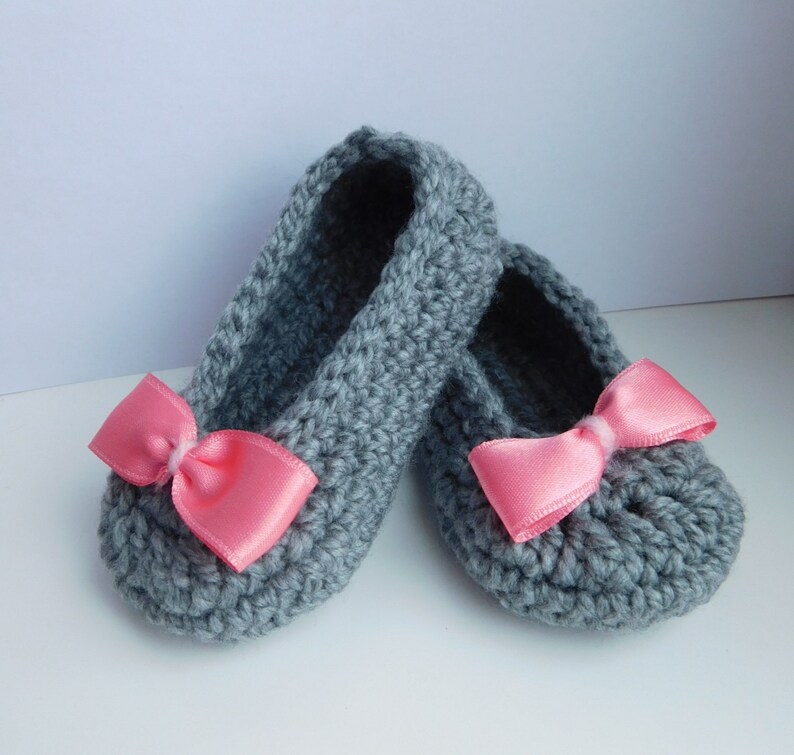 Baby Hausschuhe Häkelanleitung, Baby Booties, Baby Mädchen Schuhe N.101 Bild 5