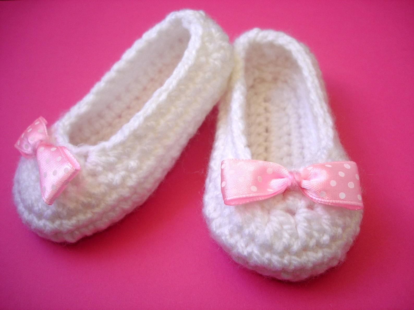 crochet pattern baby shoes ballet slippers - pdf crochet pattern n.101