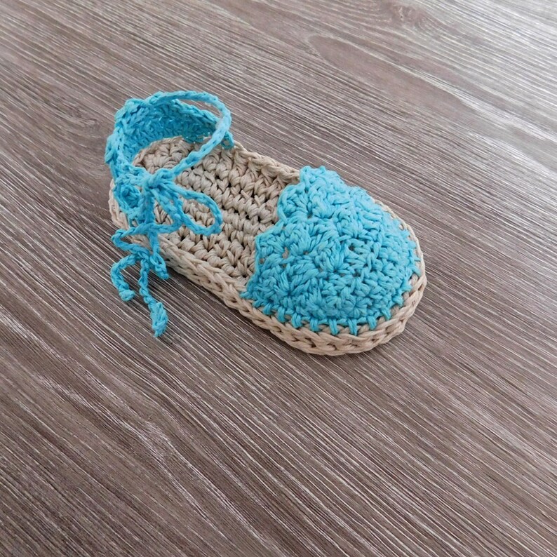 Crochet Pattern Baby Sandals Baby Espadrille Crochet Etsy