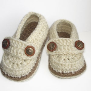 Crochet Baby Shoes Pattern, Easy Crochet Pattern Baby Loafers, Crochet Booty for boy and girl, Baby Booties Crochet PATTERN n.107, image 2