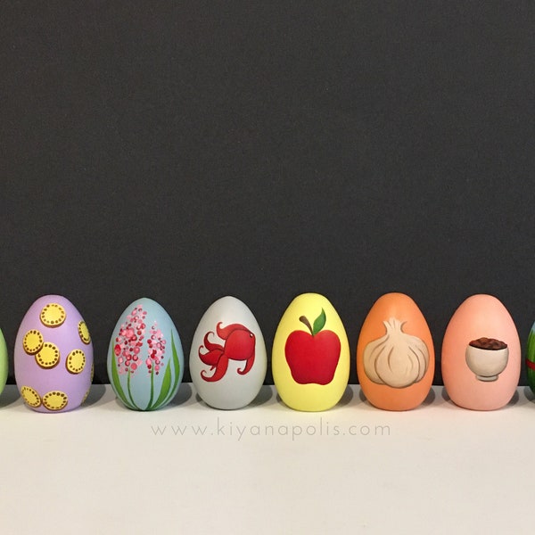 Huevos Norooz, Conjunto de 8, Persa, Huevos Nowruz, Año Nuevo Persa, Haft visto, Haft sin, Nowruz, decoración de Pascua, norouz, hecho en canadá