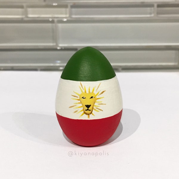Shir o khorshid, Houten Ei Norooz, shiro khorshid, Perzische vlag, Iraanse vlag, Perzisch Nieuwjaarsei, haft zonde, nowruz eieren, haft gezien
