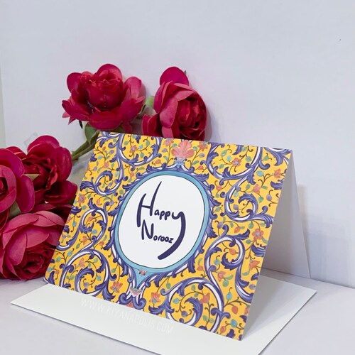 Farsi Norooz Greeting Card Persian New Year Greeting Card Etsy Canada