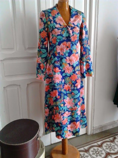 Maxi Vintage Boho Chic Floral 70s Dress - Etsy