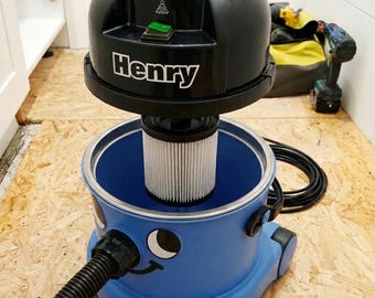 Henry Hoover Cartridge Filter Adapter - Upgrade Kit for 114mm head - Convert to Shop Vac Improve Filtration & Suction