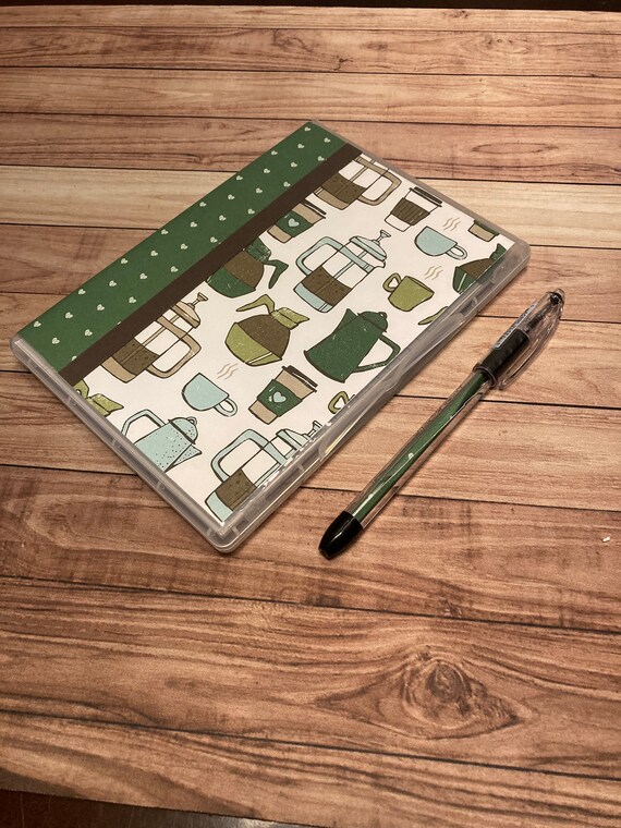 Stampin UP Clear Stamp Case Notepad Organizer Altered DVD Case Etsy