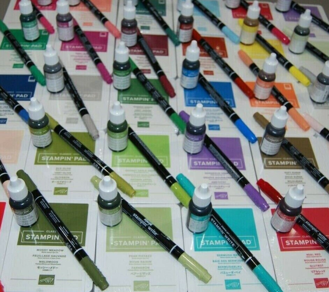 Stampin' UP Newest Style Classic Foam Ink Pad, Ink Refill and Stampin