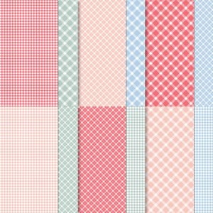 Stampin' Up! - Country Gingham DSP 6 x 6 Sheets (12 sheets) Designer Series Paper Double-Sided