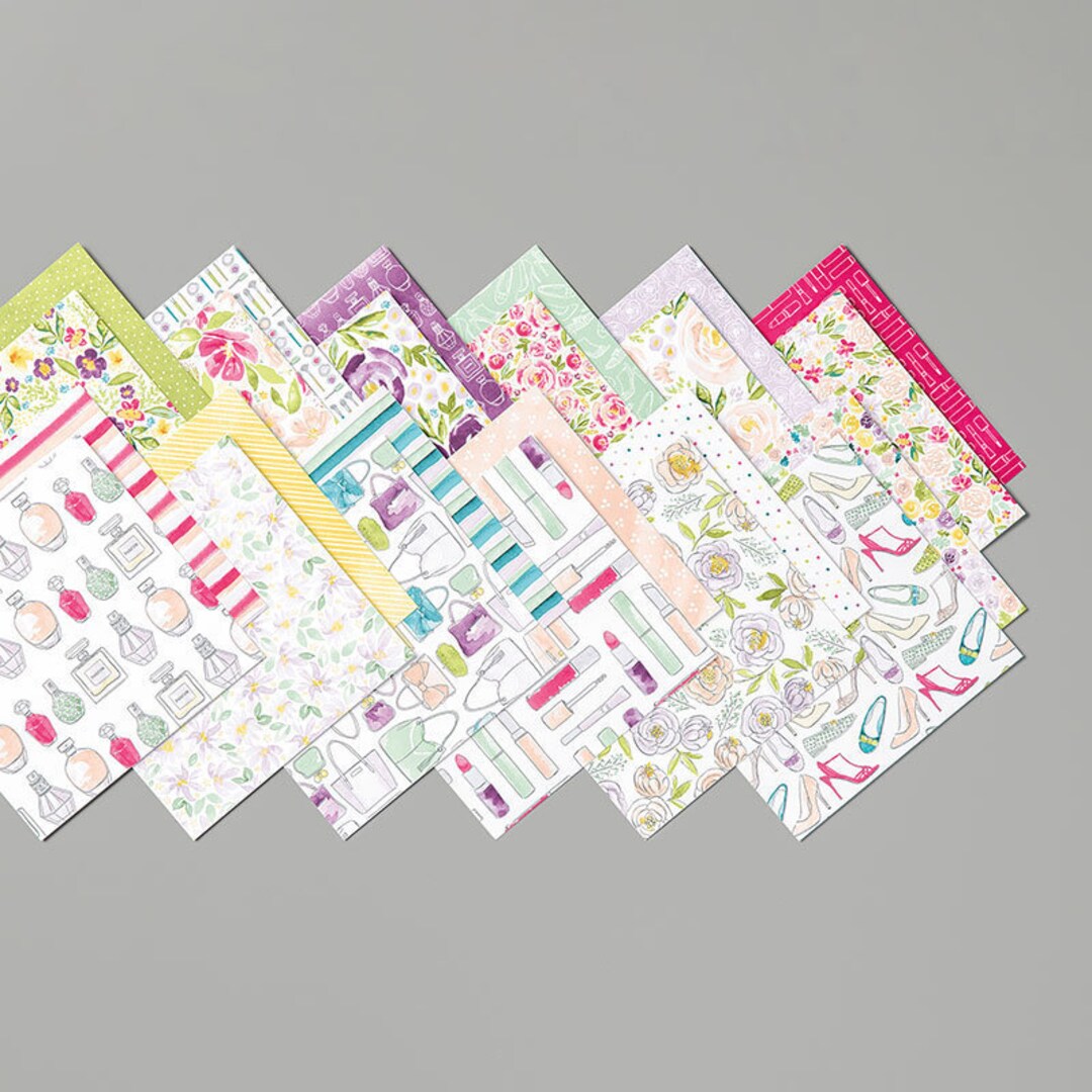 Stampin' Up SAMPLER Best Dressed DSP 6 X 6 Sheets 12 Etsy