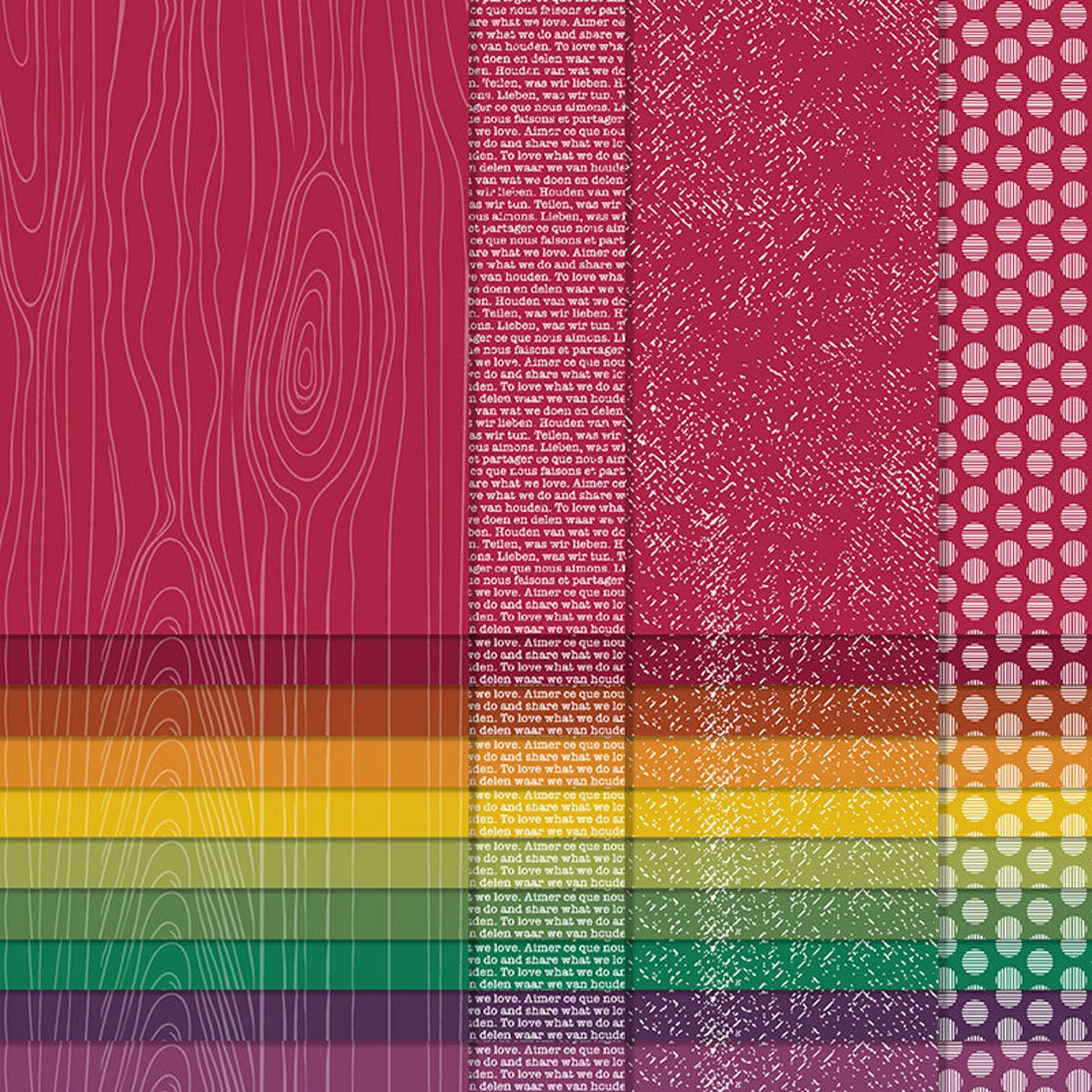 Stampin' Up SAMPLER Regals Color Family DSP 6 X 6 Sheets 20 Sheets