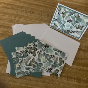 Botanical Card Kit, Card Making Kit, Papercrafting Card Kit to Make Your Own Cards, DIY Card Kit, Beginner Card Kit, Greeting Card Kit