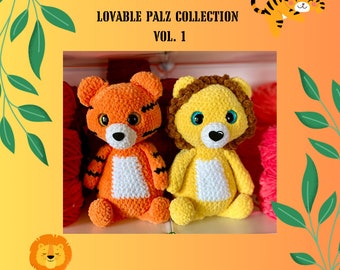 Lovable Palz Collection Vol. 1 Crochet Pattern/ DIGITAL ITEM ONLY!