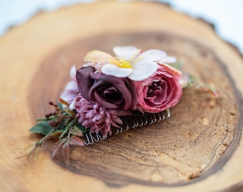 boho bridal wedding hair comb