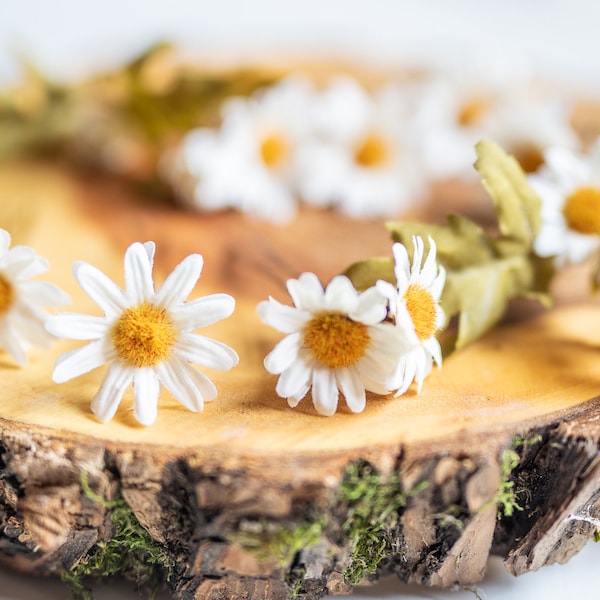 Petites épingles à cheveux artificielles en forme de marguerite