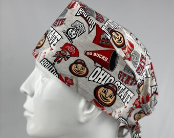 Ohio State Buckeyes Embroidered Scrub 