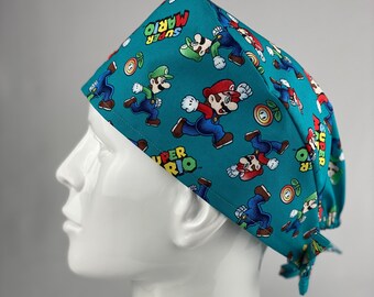 Mario Scrub Hat - Etsy