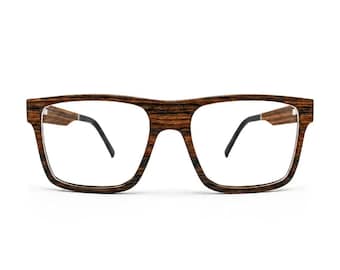 Woodlook Paris 本物の木製キャットアイ眼鏡フレーム、フランス製、80 