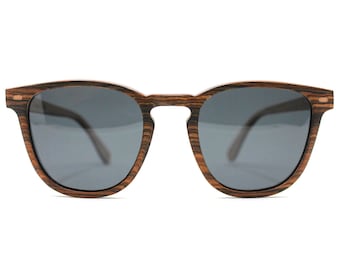 Rosewood Polarized Sunglasses: The Langley Real Wood Frame