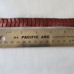 Pleats, Rust, Satin Ribbon 5/8 inch 1010L image 2