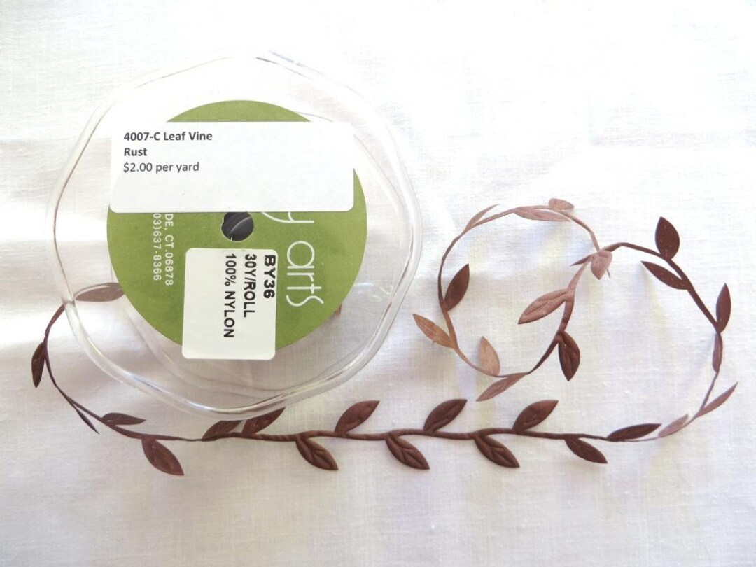 Rust Leaf Vine Trim 4007C - Etsy