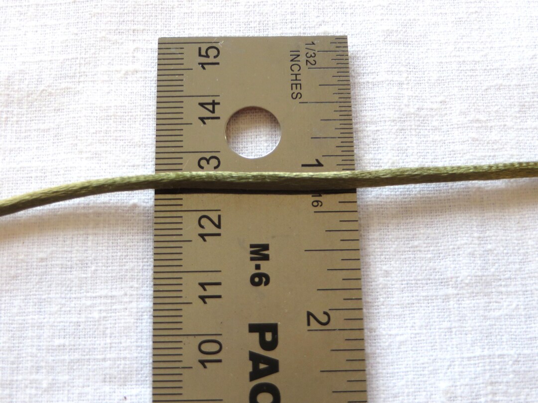Simplicity Rattail Trim Rattail Satin Polyester Trim, Olive Green, 1/8 Inch (3001A) - Etsy