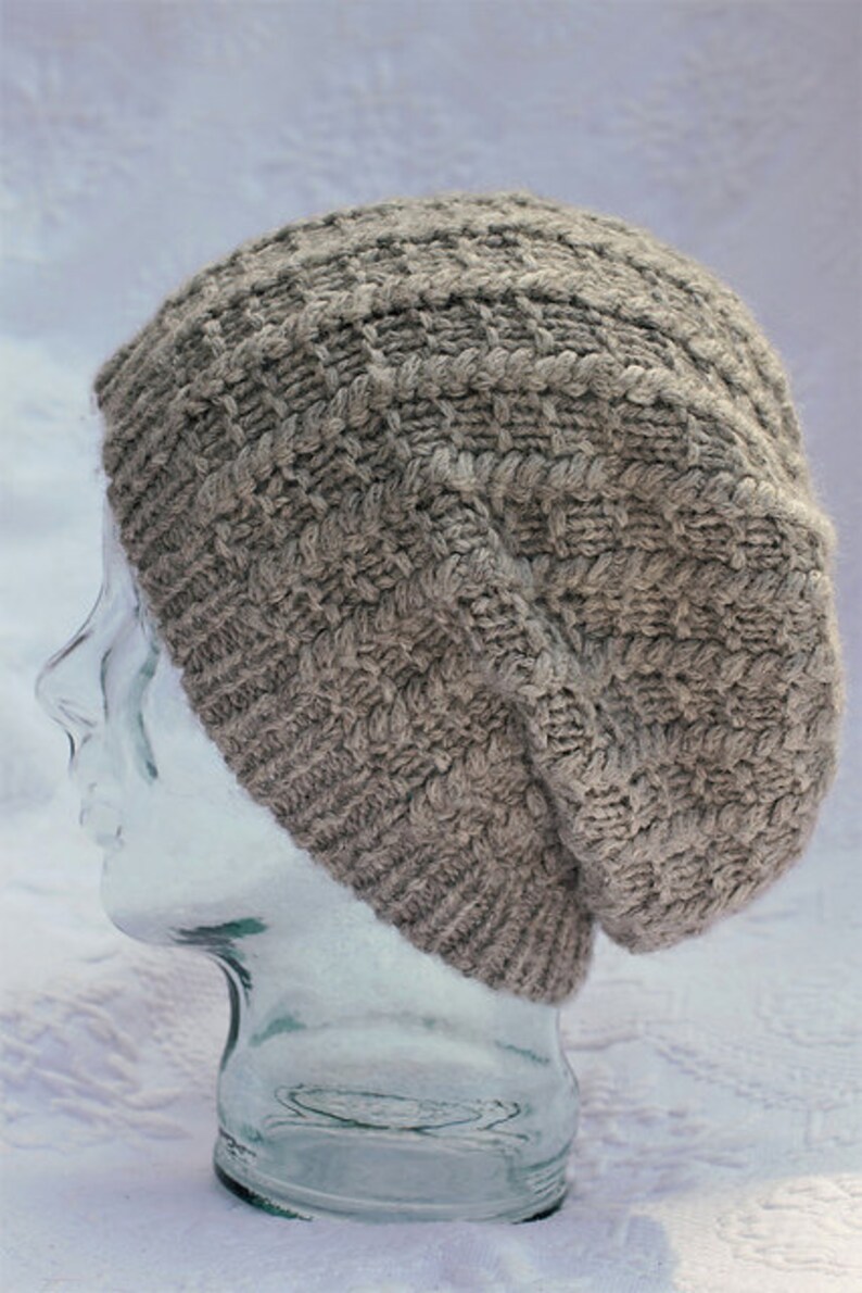 Knitting Pattern Twisted Hat Etsy