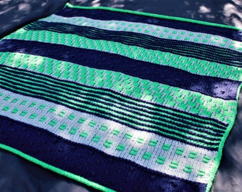 DIGITAL PATTERN- Ashford Knitted Baby Blanket