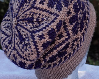 DIGITAL PATTERN: Frost Petals Knitted Hat