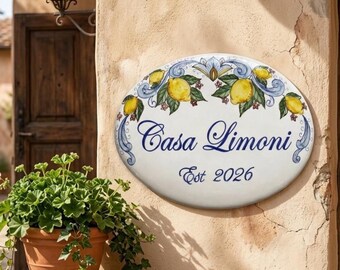lemon oval sign