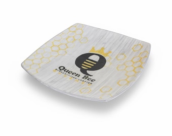 Italian Ceramic Change Dish, Hand Painted Coin Tray, Catchall for Entryway, Unique Handmade Gift. Custom gifts handmade in Italy