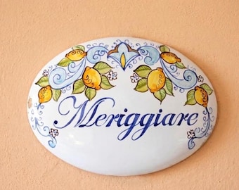 lemon oval sign