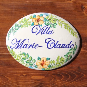 italian ceramic custom gift, customizable gifts new home, tile with name, tiles with names,  kitchen decor to hang on wall, unique hand made
