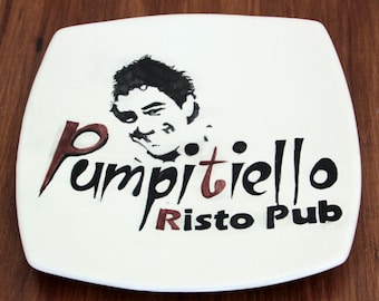 Italian Ceramic Trinket Dish | Personalized Handmade Change Tray | Custom Engraved Catchall Bowl | Unique Gift Idea