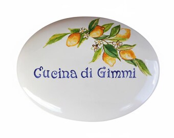 Italian art ceramics, hand-painted art majolica inspired by the Amalfi Coast, trips to Ravello and Amalfi, lemon gardens