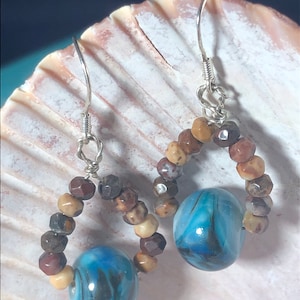 Lampwork earrings