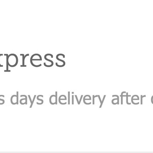 Express DHL Shipping toe te voegen voor kleding