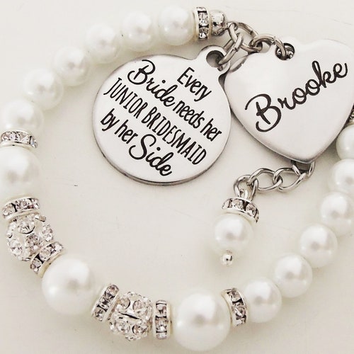 Junior Bridesmaid Gift Wedding Tumbler Personalized Junior Etsy