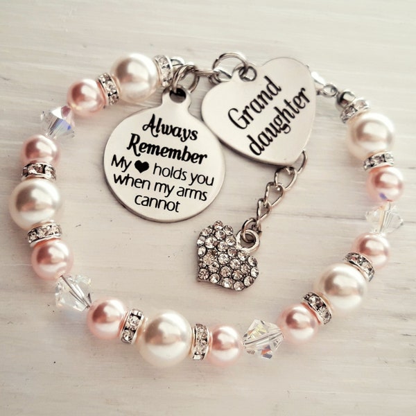 Granddaughter gift for Christmas from grandparent, Personalized jewellery for Granddaughter , birthday gift for granddaughter from Grandma