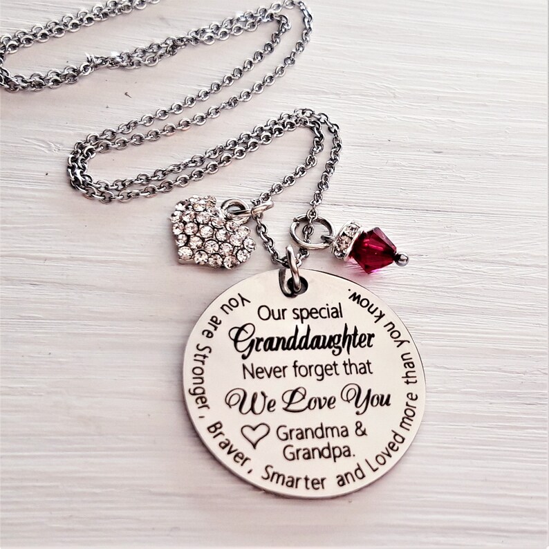 Granddaughter Gift From Grandparents Granddaughter Etsy