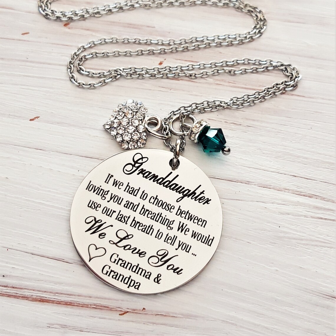 Granddaughter Gift for Christmas Granddaughter Sentimental Etsy