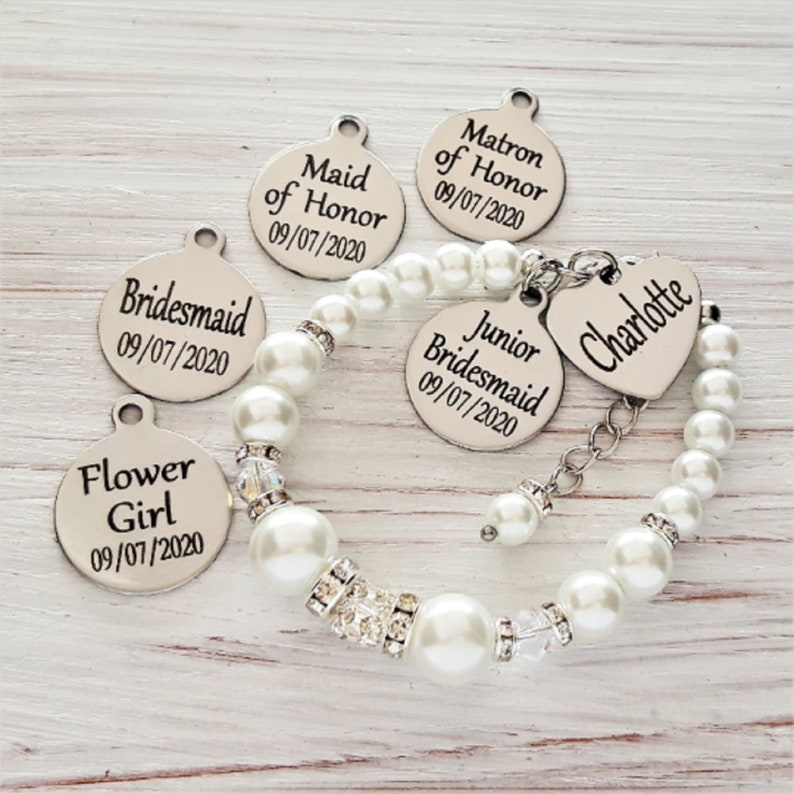 Personalized Wedding Jewellery for Junior Bridesmaid Gift for Etsy