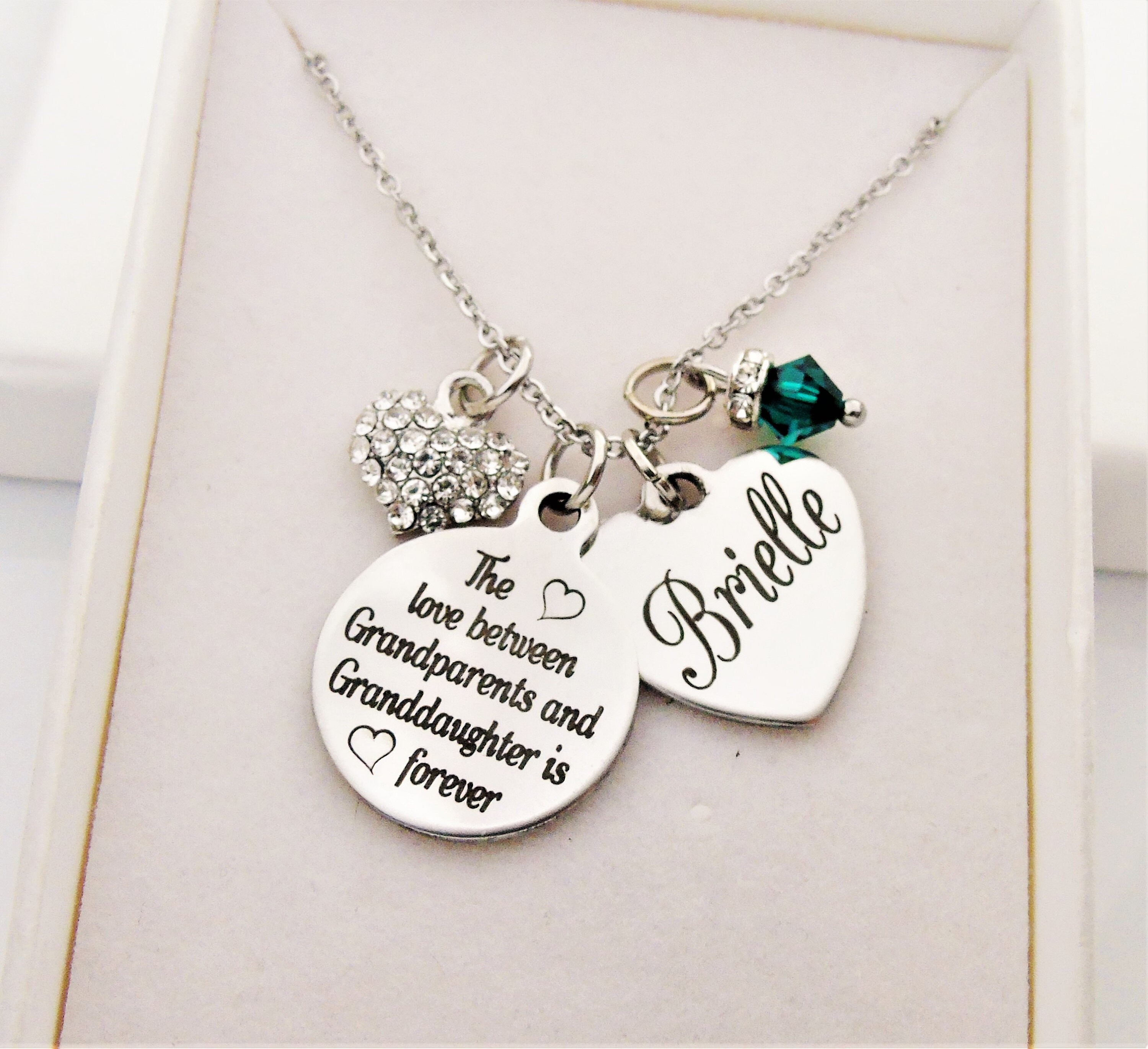 Granddaughter necklace from grandparents deals