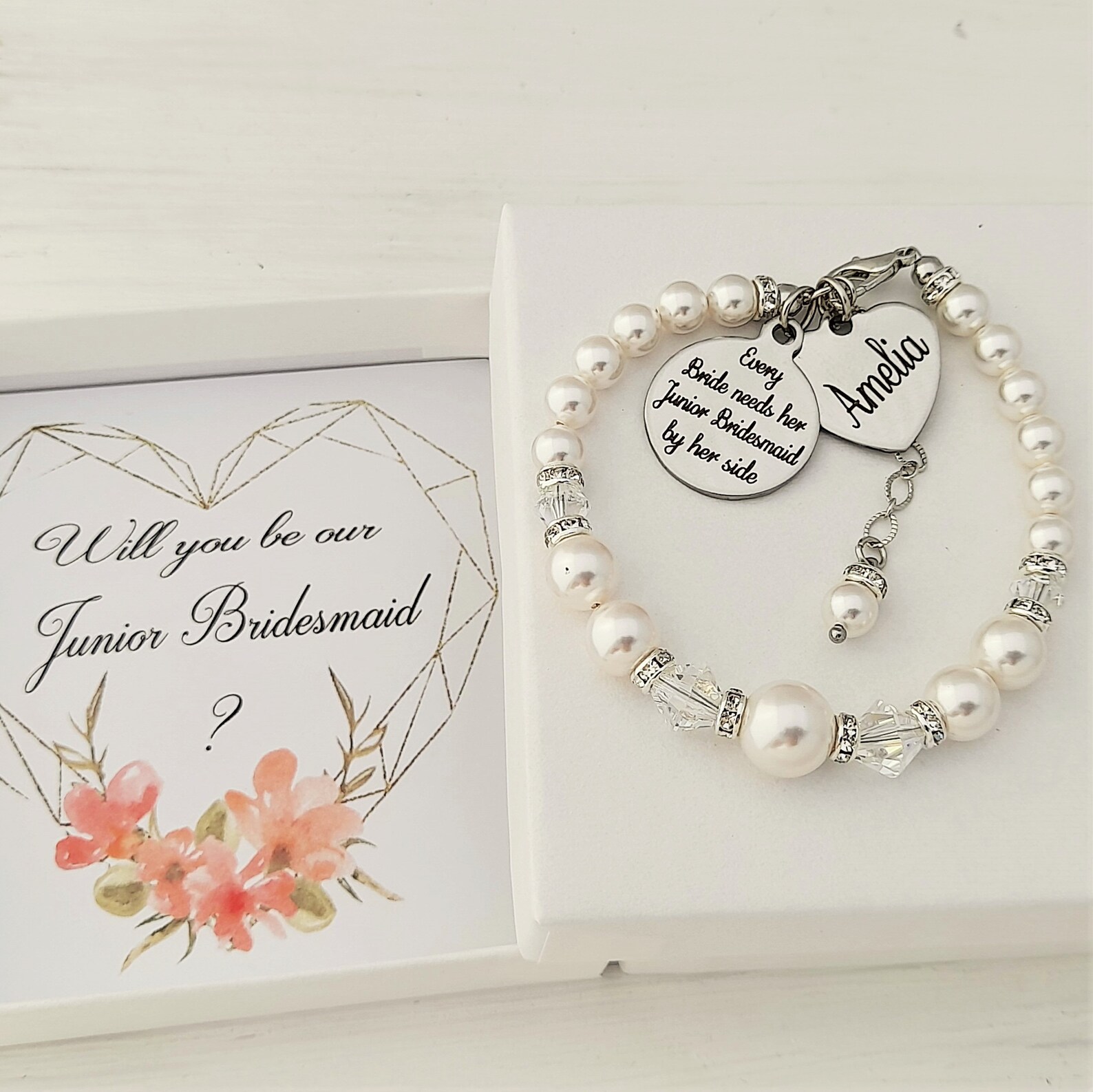 Proposal Gift for Junior Bridesmaid Personalized Junior Etsy